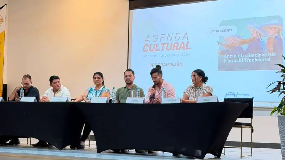 Presentación oficial de la nueva agenda cultural de Puerto Vallarta 2026 por el Instituto Vallartense de Cultura.